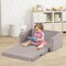 Honeyjoy 2-in-1 Toddler Fold out Couch Children’s Convertible Sofa to Lounger